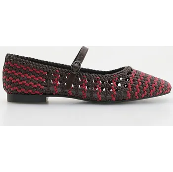 Dámské baleríny Reserved - Pletené baleríny s páskem - vícebarevná - 319GA-MLC - 319GA-MLC-36