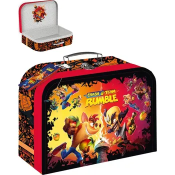 Kufřík dětský školní Crash Team Rumble klučičí 35x25cm karton