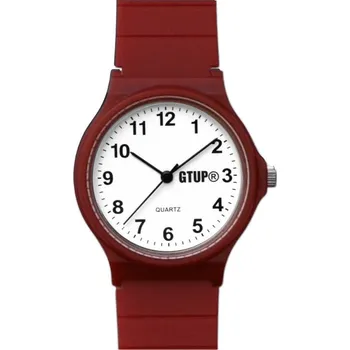 Hodinky Gtup Hodinky unisex GTUP® červené GT-1330R Skladem v ČR