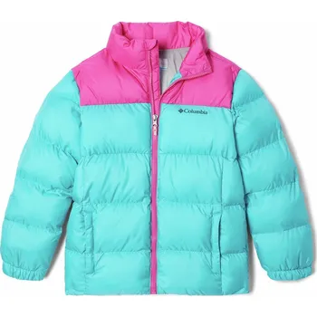 Dívčí bunda Columbia Puffect™ Jacket J 2050302336 - geyser/pink ice S