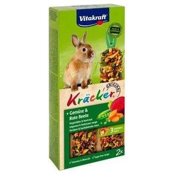 Krmivo pro hlodavce Vitakraft Rodent Kräcker Rabbit zel,č.řepa tyč 2ks