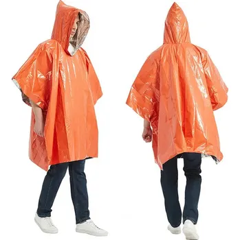 Pláštěnka DRAGOWA Taktické pohotovostní pončo Foxy, oranžové