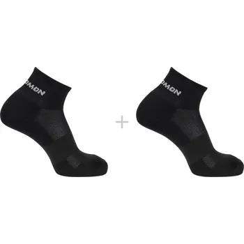Pánské ponožky Ponožky Salomon Evasion Ankle 2-Pack LC2087500 black/black 25/26 36-38