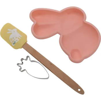 La Cucina Velikonoční sada na pečení 3 ks, růžová