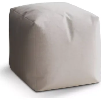 Taburet Taburet Kostka Šedá: 40x40x40 cm - Sablio