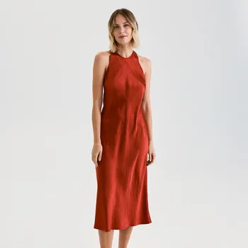 Dámské šaty Reserved - Midi šaty z látky NAIA - světle fialová - 972EG-34X - 972EG-34X-L