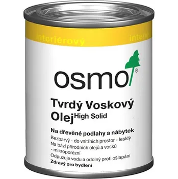 Olej na dřevo 3094 Tvrdý voskový olej protiskluz R9, černý mat 0,125 l