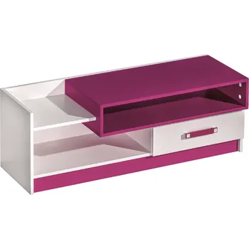 Televizní stolek Domel Televizní stolek TRAFIKO Barva doplňků: Růžová