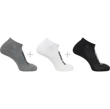 Pánské ponožky Ponožky Salomon Everyday Low 3-PACK Black/White Med/Grey Melange LC2087100 25/26 42-44