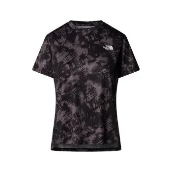 Dámské tričko The North Face FLEX S/S TEE REG AOP women 8R4 TNF BLACK WATERFALL PRINT černá M