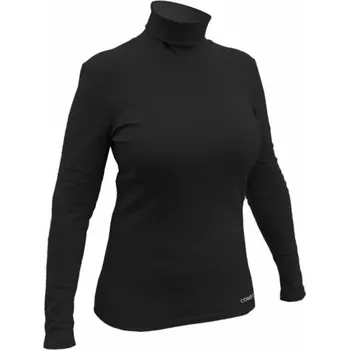 Dámský svetr Dámský vlněný rolák KRUNA 801 černá S