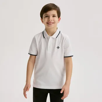 Reserved - Polo - bílá - 096CJ-00X - 096CJ-00X-128