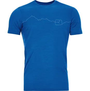Pánské triko Ortovox 150 Cool Mountain Ts M Velikost: XL / Barva: modrá/bílá