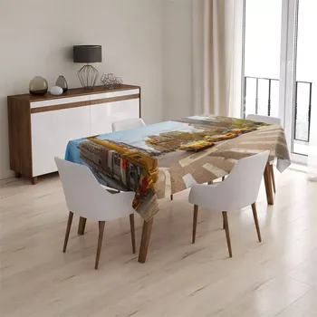 ubrus Ubrus Žluté taxiky 2 - Sablio - 130x130 cm