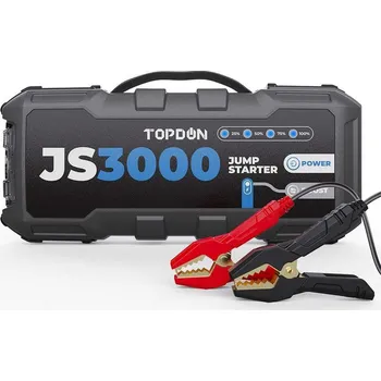 Auto-moto baterie TOPDON Car Jump Starter JumpSurge 3000, 24000 mAh