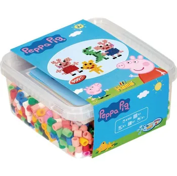 Dětské navlékací korálky Hama korálky Prasátko Peppa 900ks MAXI Hama H8750