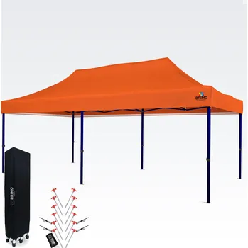 Zahradní stan Nepromokavý párty stan 3x6m – Bezstarostná oslava pod 16,5m² střechou Zdarma: 12 kolíků a ochranný návlek + 5 letá záruka!