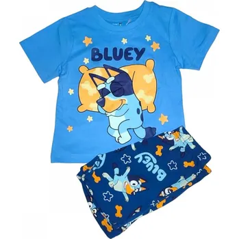Chlapecké pyžamo Dětské pyžamo Bluey a Bingo Sleep modré 98