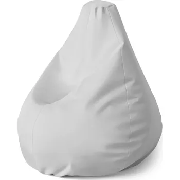 Sedací pytel Sedací vak Pear Šedá - Sablio - 70 x 95 x 15 cm