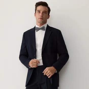 Reserved - Sako slim fit s viskózou - tmavomodrá - 8683N-59X - 8683N-59X-50