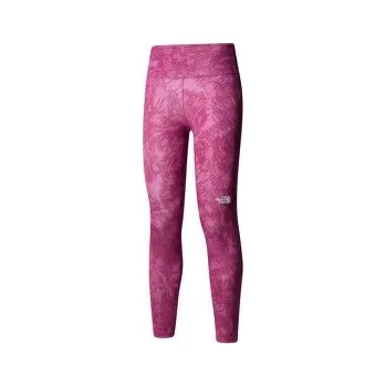 Dámské legíny The North Face FLEX 25IN TIGHT AOP Women 85N CYBER BERRY WATERFALL PRINT růžová M/REGULAR