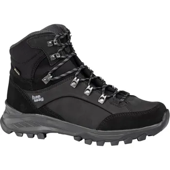 Pánská treková obuv Pánské boty Hanwag Banks GTX Velikost bot (EU): 44,5 / Barva: černá/šedá