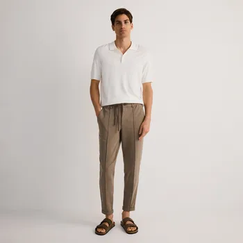 Reserved - Kalhoty chino slim - béžová - 6447L-08X - 6447L-08X-XL