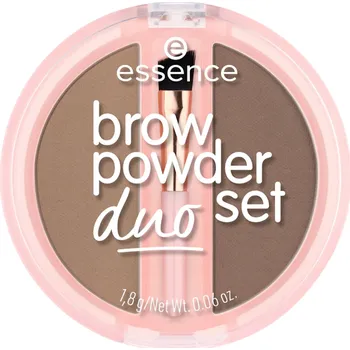 Přípravek na tvář Essence pudr na obočí duo set 01 Light 1,8 g