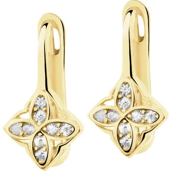 Náušnice Zlaté náušnice se zirkony - AP541-2332