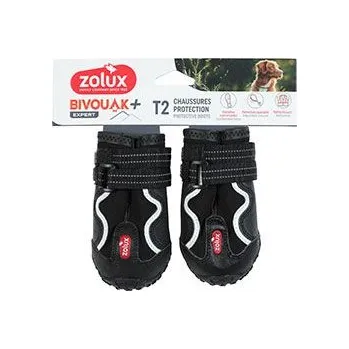Obleček pro psa Botička ochranná BIVOUAK černá T2/5,7cm Zolux