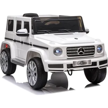 Dětské elektrovozidlo LEAN CARS Elektrické auto Mercedes G500 White
