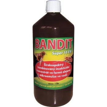 Insekticid PelGar International Ltd. Insekticidní přípravek proti mravencům, švábům, mouchám a komárům Bandit Super 10 EW – 1 l
