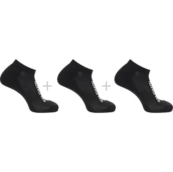 Pánské oblečení Ponožky Salomon Everyday Low 3-PACK Black/Black/Black LC2087000 25/26