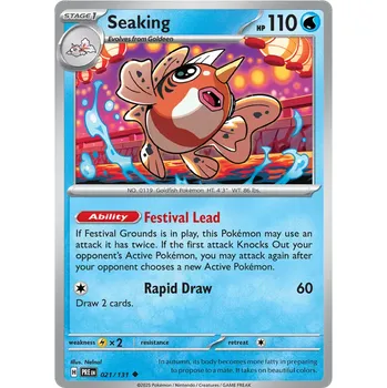 Sběratelská karetní hra Pokémon TCG Seaking 021/131 - Reverse Holo
