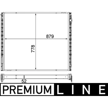 Chladič motoru Chladič nízké teploty, chladič plnicího vzduchu MAHLE ORIGINAL CIR 14 000P