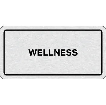 Domovní cedule B2B Partner Nalepovací cedulka na dveře - Wellness