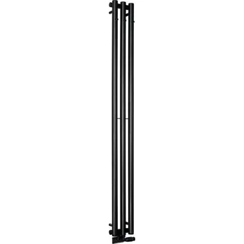 Radiátor Sapho Pilon IZ128T Radiátor kombinovaný, 19,6x180 cm, černý mat
