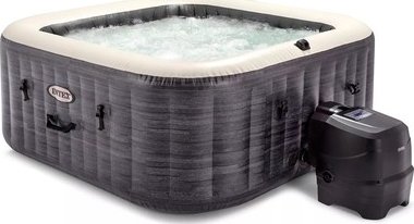 Vířivý bazén INTEX 28450NP Pure Spa Greystone Deluxe se systémem slané vody