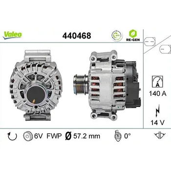 Alternátor generátor VALEO 440468
