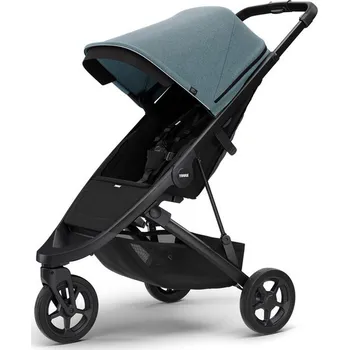 Kočárek THULE Spring Stroller Complete Black/Teal Melange
