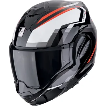 Helma na motorku SCORPION přilba EXO-TECH EVO Furio black/red - L