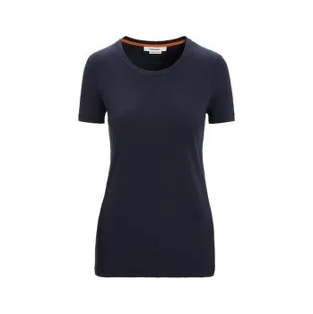 Oblečení a móda Icebreaker Central Classic SS Tee Women Midnight Navy modrá S