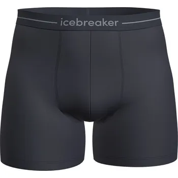 Pánské spodní prádlo Pánské boxerky Icebreaker Mens Anatomica Boxers Velikost: XL / Barva: černá/modrá