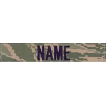 Příslušenství pro sportovní střelbu MILITARY RANGE Nášivka jmenovka "NAME" 12,5 cm VELCRO DIGITAL TIGER