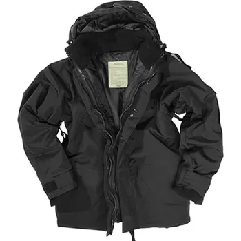 Pánský kabát MIL-TEC® Bunda US s vložkou FLEECE ČERNÁ