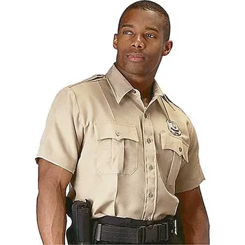 Pánská košile Košile POLICIE A SECURITY krátký rukáv KHAKI Košile POLICIE A SECURITY krátký rukáv KHAKI vel. L