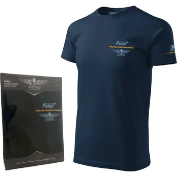 Triko světový REKORD v uletěné vzdálenosti MODRÉ Triko světový REKORD v uletěné vzdálenosti MODRÉ vel. S