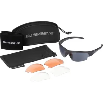 Sluneční brýle SWISS EYE® Brýle GARDOSA EVOLUTION M/P černý rám / sada 3 skel