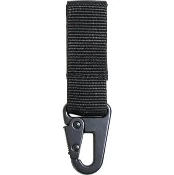 MIL-TEC® Popruh / klíčenka s tak. karabinou 7cm ČERNÁ