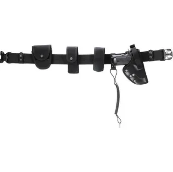 Opasek MFH Opasek SECURITY s 8dílným příslušenstvím ČERNÝ